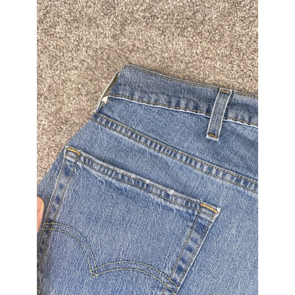 Levi's 559 Light Wash Jeans Mens 42x30 Relaxed Straight Loose Western Distress‎
